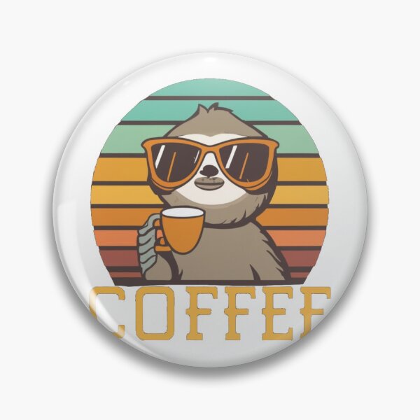Item preview, Sloth drinking coffee designed and sold by PawelNature.