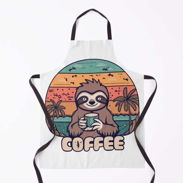 Item preview, Sloth drinking coffee designed and sold by PawelNature.