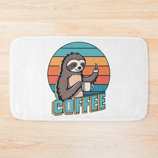 Item preview, Sloth drinking coffee designed and sold by PawelNature.