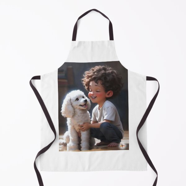 Item preview, Puppy Love: The Endearing Bond Between Little Girl and Furry Friend designed and sold by Ishwarbhaijoshi.
