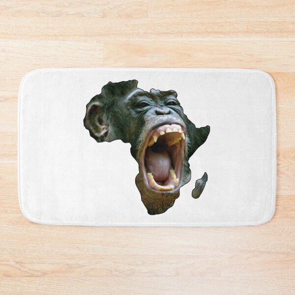 Item preview, Wild Chimpanzee in Mother Continent; Africa; designed and sold by StickerApe.