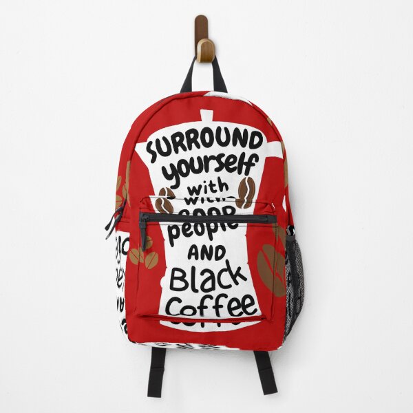 Item preview, Black Coffee Addict Monday Motivation Coffee Quotes designed and sold by SchlossInspire.