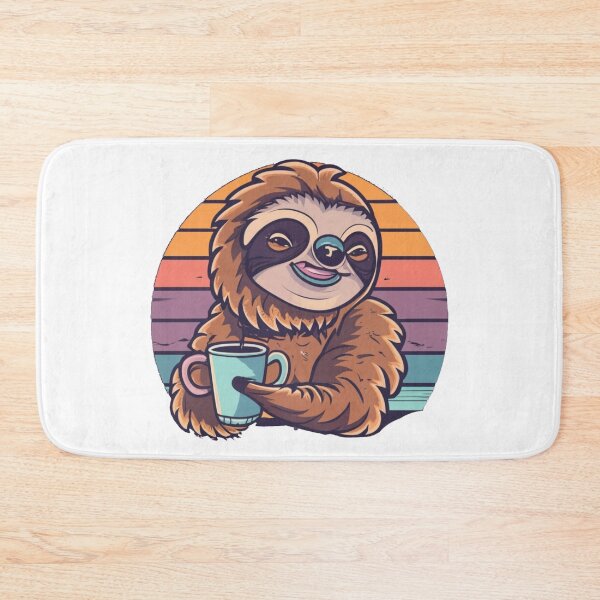 Item preview, Sloth drinking coffee designed and sold by PawelNature.