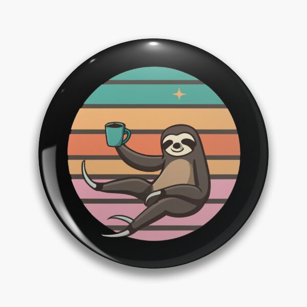 Item preview, Sloth drinking coffee designed and sold by PawelNature.