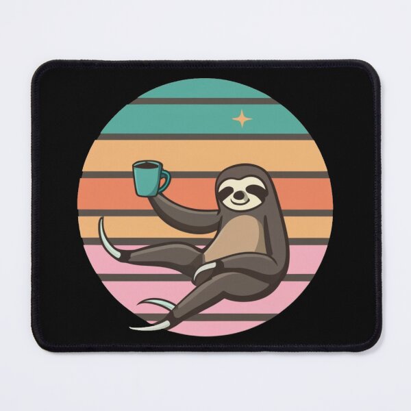 Item preview, Sloth drinking coffee designed and sold by PawelNature.