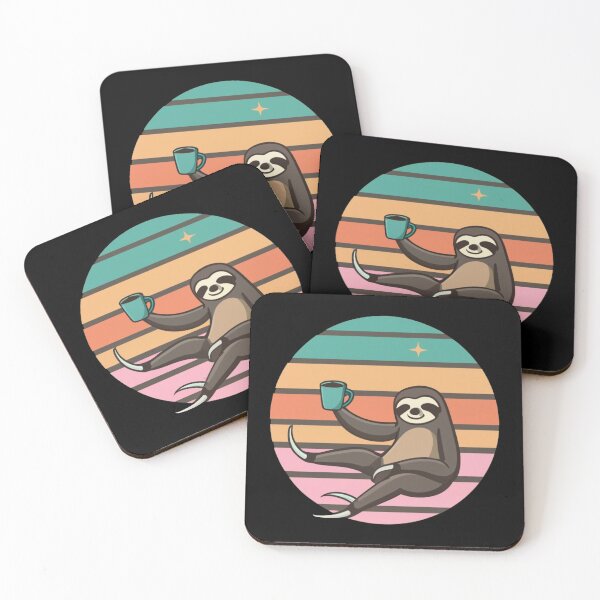 Item preview, Sloth drinking coffee designed and sold by PawelNature.