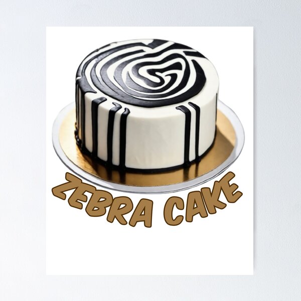 Coolest Baby Zebra Cake