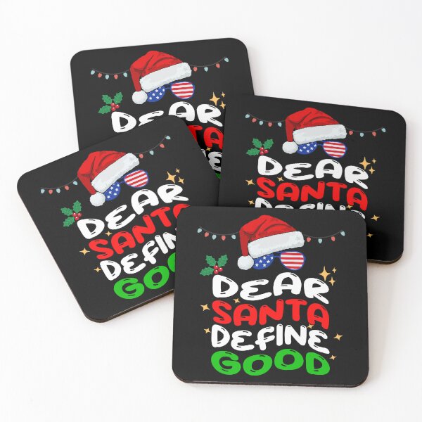 Item preview, Dear Santa Define Good I Can Explain Elf Squad Christmas Tee Funny Are You Naughty or Nice Birthday December  designed and sold by BunBuntheDog-.