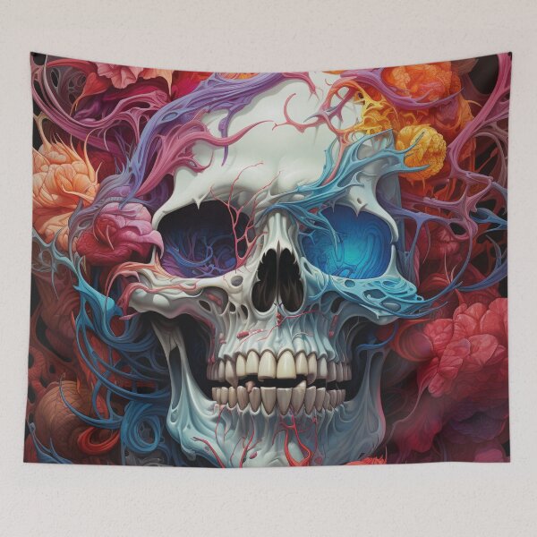 Item preview, Floral Elegance meets Mystic Skull designed and sold by Spooky111Realm.