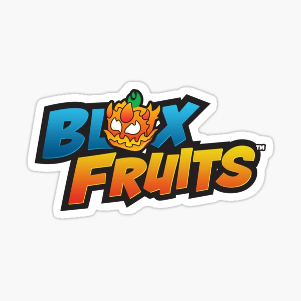 blox fruits merch blox fruits logo Sticker for Sale by laurajane