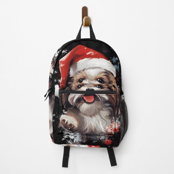 Item preview, Shih Tzu in Santa hat designed and sold by DigitalArtAJP.