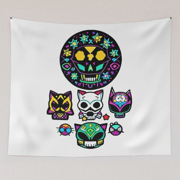 Item preview, alienlove 52 good mood lucky funny skull designed and sold by alienlove-8.