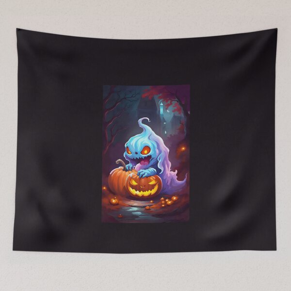 Item preview, Halloween pumpkin monster designed and sold by Charmy Design.