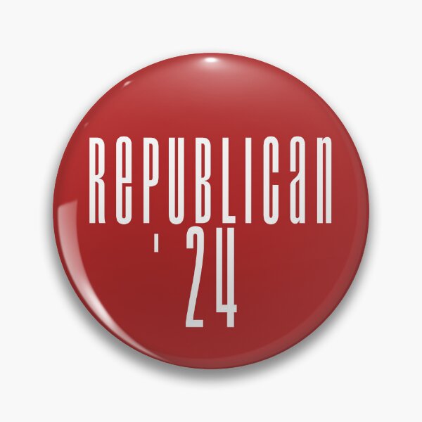 Item preview, Republican '24 Retro Droid Lettering Election Graphic designed and sold by tronictees.