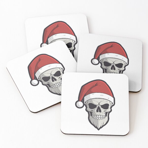 Item preview, Christmas Santa Skull designed and sold by KD Merch.