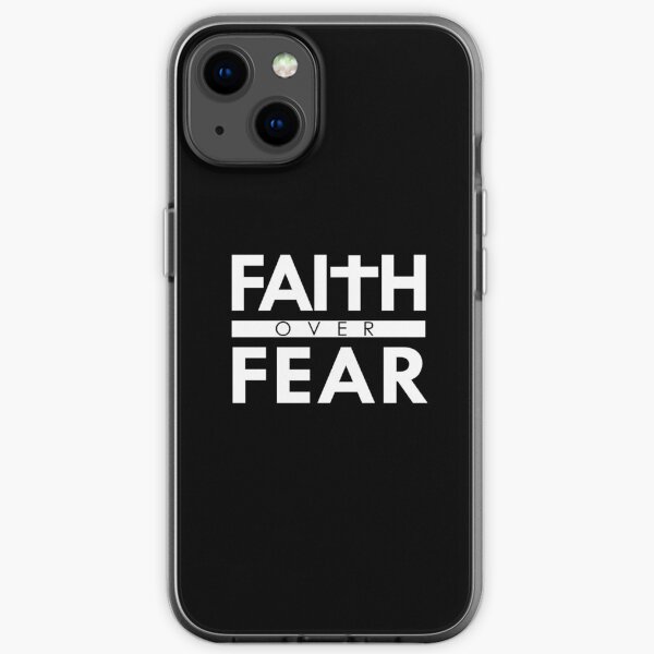 Faith Over Fear Bible Scripture Verse Christian Quote iPhone Soft Case