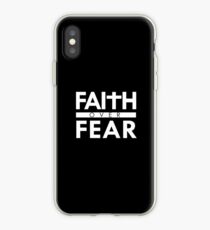 Faith Over Fear Bible Scripture Verse Christian Quote iPhone Case