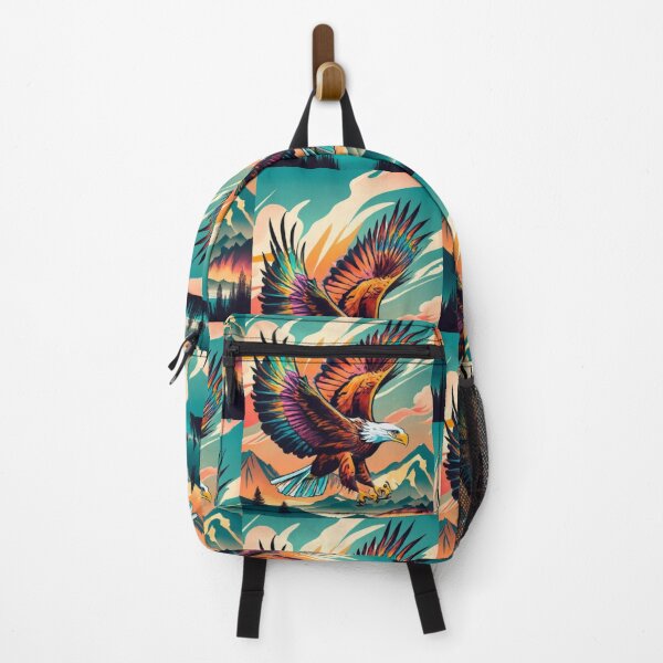 Item preview, Watercolor Eagle And a Mountain designed and sold by FenwickDesign99.