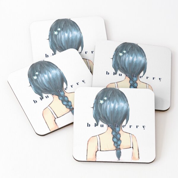 Item preview, Cute girl with blue hair designed and sold by ShinobiDesings.