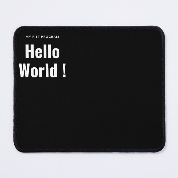 Item preview, Hello World - White designed and sold by liamroid.