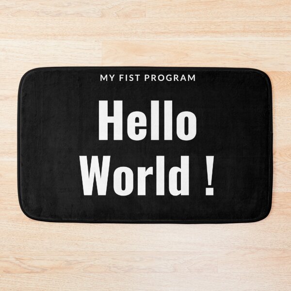 Item preview, Hello World - White designed and sold by liamroid.