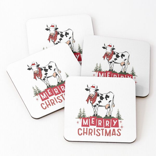 Item preview, Merry Christmas Cow designed and sold by Lily-and-Lyle.