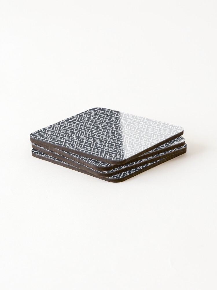 Thumbnail 4 of 5, Coasters (Set of 4), complex triangle designed and sold by NameOne.