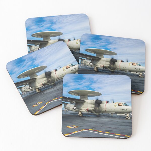 Item preview, STK109012M-An E-2C Hawkeye launches from the flight deck of USS George Washington. designed and sold by StocktrekImages.