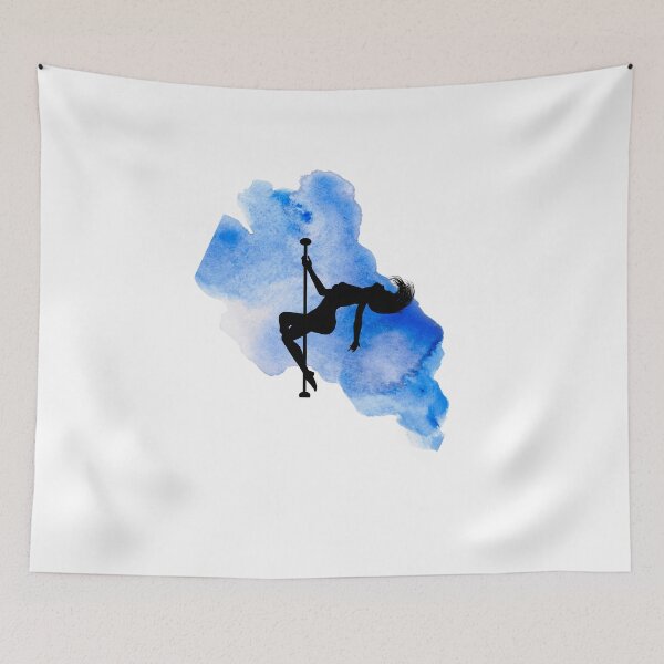 Item preview, In Blue Splash - Poledance art designed and sold by LifeSimpliCity.