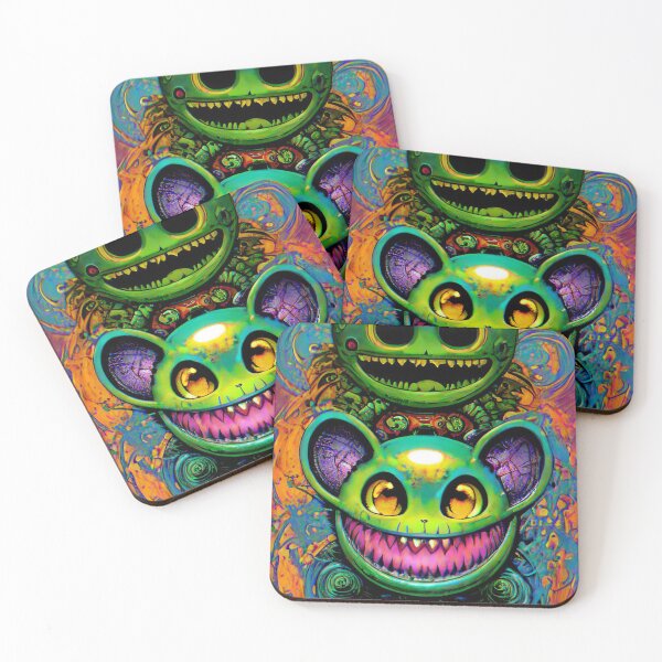 Item preview, alienlove 58 good mood lucky funny skull designed and sold by alienlove-8.