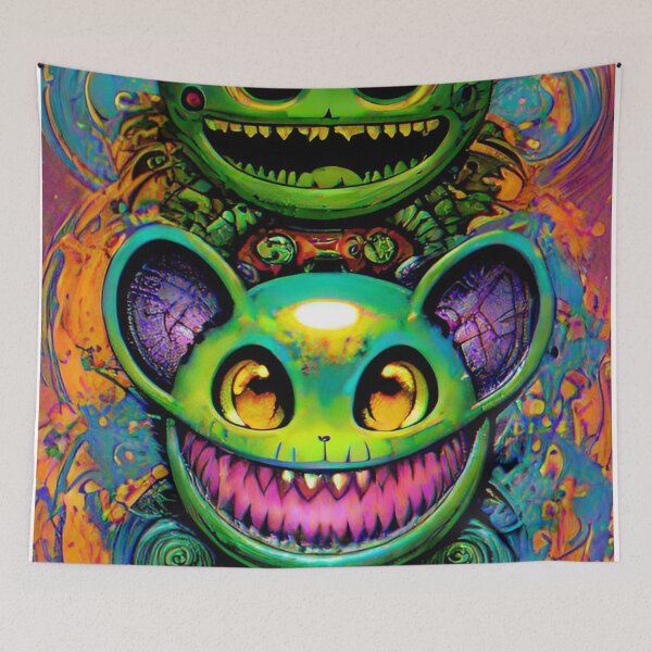 Item preview, alienlove 58 good mood lucky funny skull designed and sold by alienlove-8.