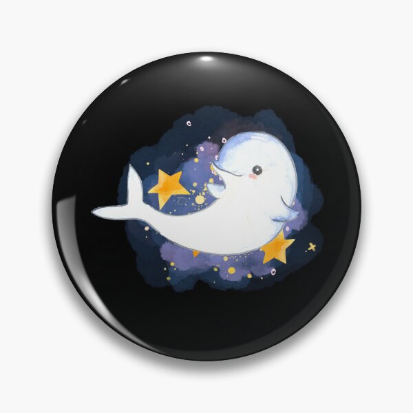 Item preview, Beluga Whale Watercolor Illustration designed and sold by kuremureDesign.