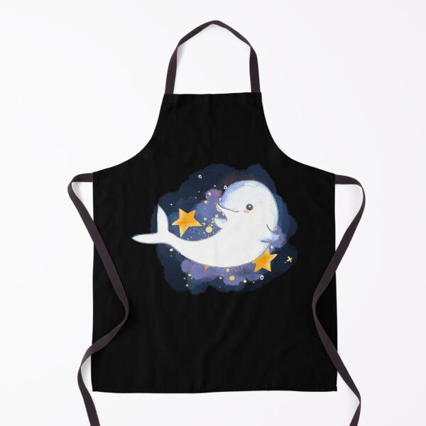 Item preview, Beluga Whale Watercolor Illustration designed and sold by kuremureDesign.