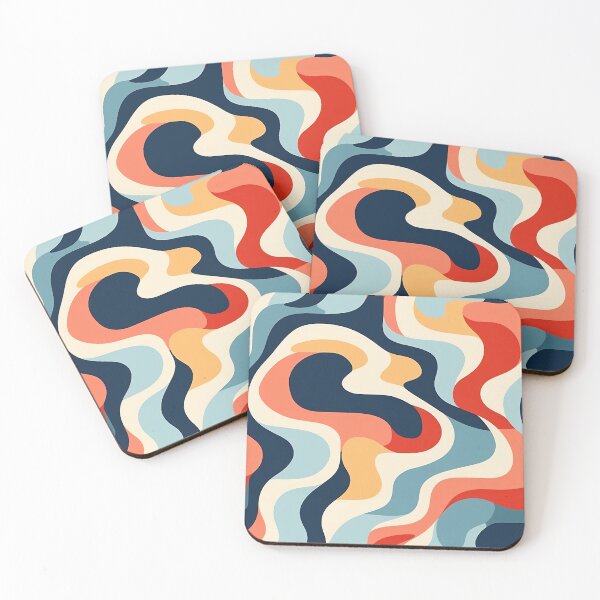 Item preview, Abstract wavy lines pattern 03 designed and sold by DefauItCube.