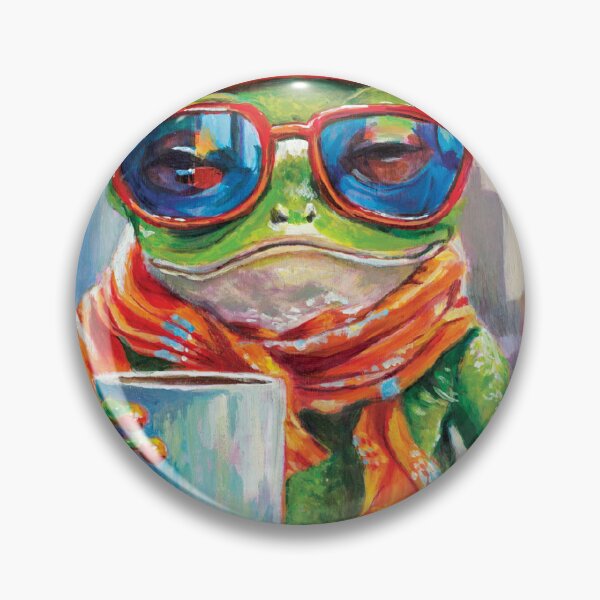 Item preview, Croak and Coffee: Urban Amphibian Delight designed and sold by EclecticTammy.