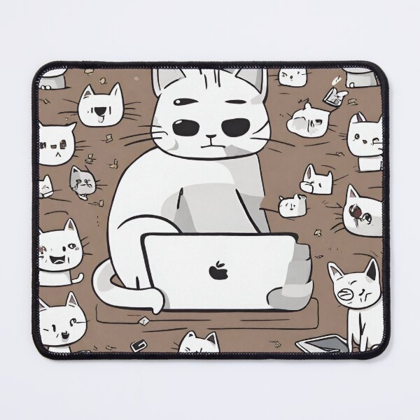 Item preview, cat work hard designed and sold by pig2u.