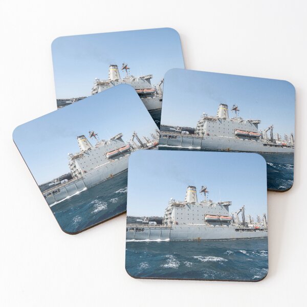 Item preview, STK109008M-USS George H.W. Bush performs a replenishment-at-sea with USNS Tippecanoe. designed and sold by StocktrekImages.