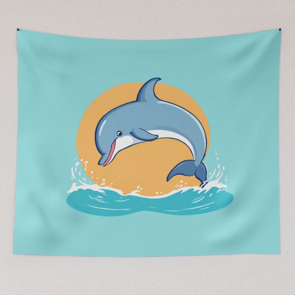 Item preview, Dolphin Jumping designed and sold by naragagil.