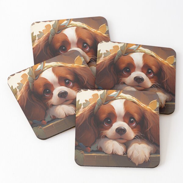 Aperçu de l'œuvre Cavalier King Charles Spaniel Halloween art créée et vendue par PetsArt.