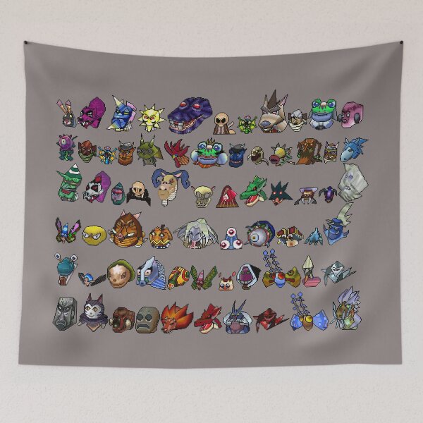 Item preview, Sixty Seven Monsters on the Wall designed and sold by Irenepunmaster.