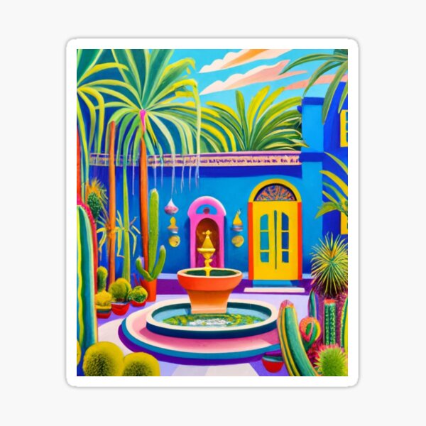 Item preview, Majorelle Gardens designed and sold by ArtsDestination.
