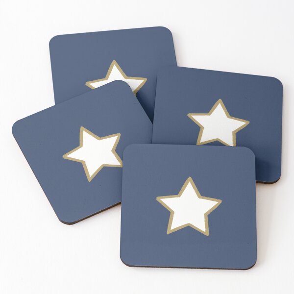 Item preview, Christmas Star Blue Gold - Minimal Christmas Star designed and sold by susycosta.