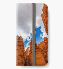 Hoodoos from bottom iPhone Wallet/Case/Skin