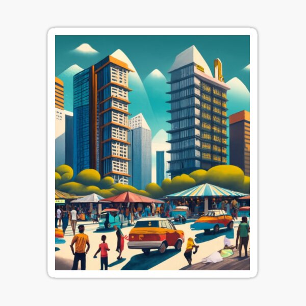 Item preview, Abidjan, the pearl of West Africa designed and sold by ArtsDestination.