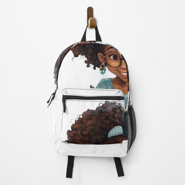 Item preview, Exited black girl reading a cool book designed and sold by mermaidselina.
