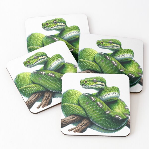 Item preview, Morelia Viridris, green tree python designed and sold by TsyenD-art.