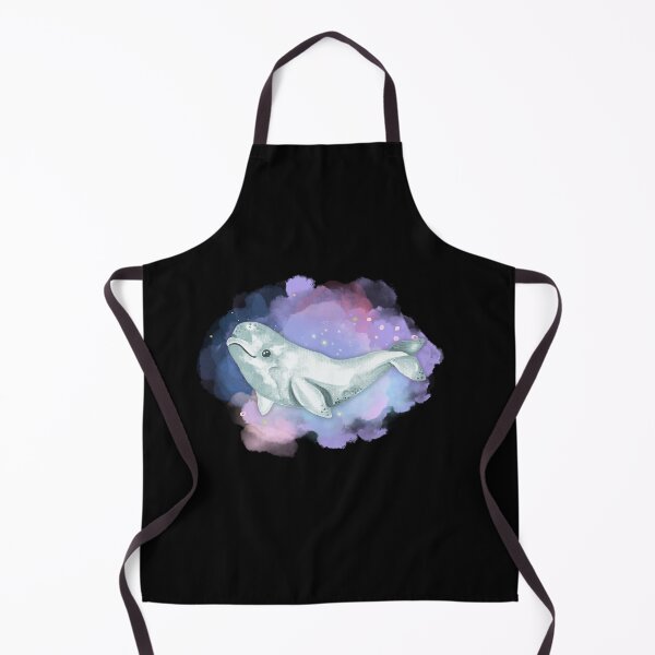 Item preview, Grey Beluga Whale Watercolor Illustration designed and sold by kuremureDesign.