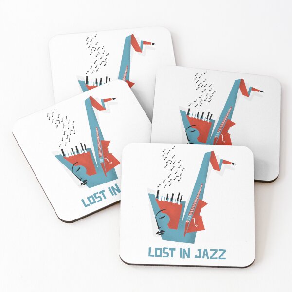 Item preview, Lost in Jazz Abstract Musician Saxophone designed and sold by welldressing.