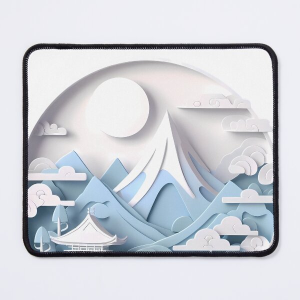 Item preview, Japanese landscape papercut 2 designed and sold by WalterGomes.