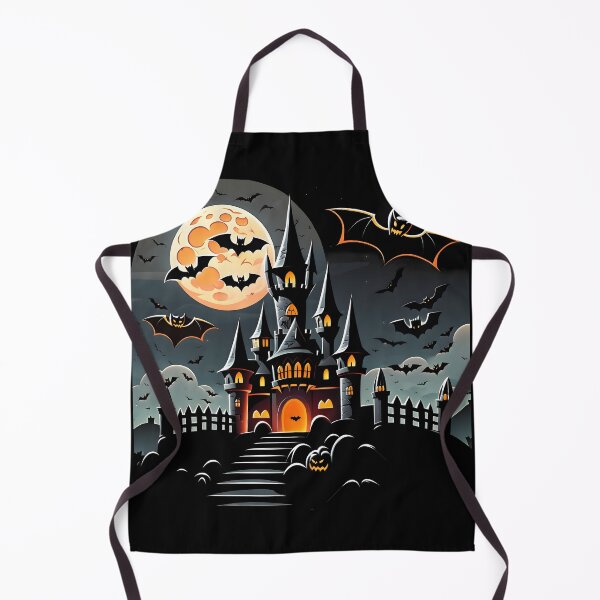 Item preview, Dark Halloween Haunted Castle Vector designed and sold by CreatureHouse95.